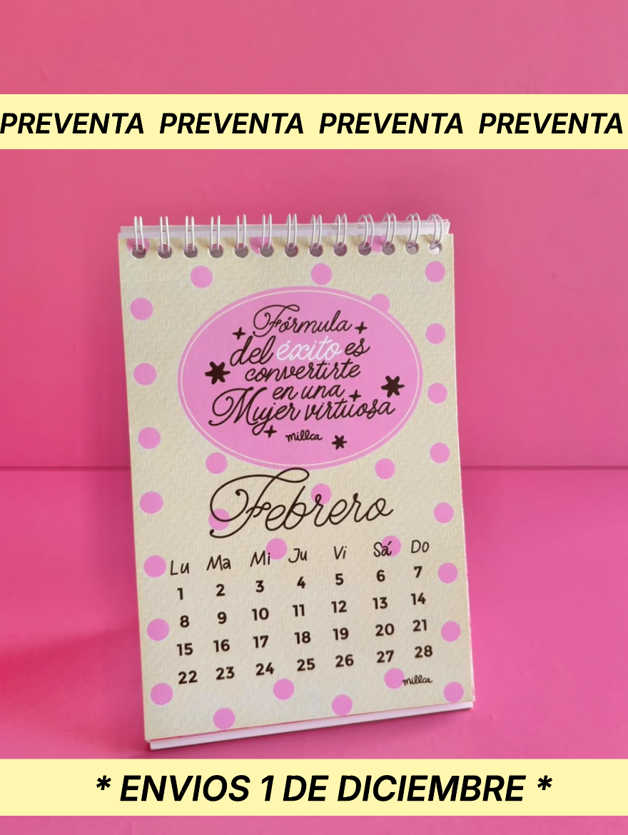 CALENDARIO ESCRITORIO 2027 PREVENTA