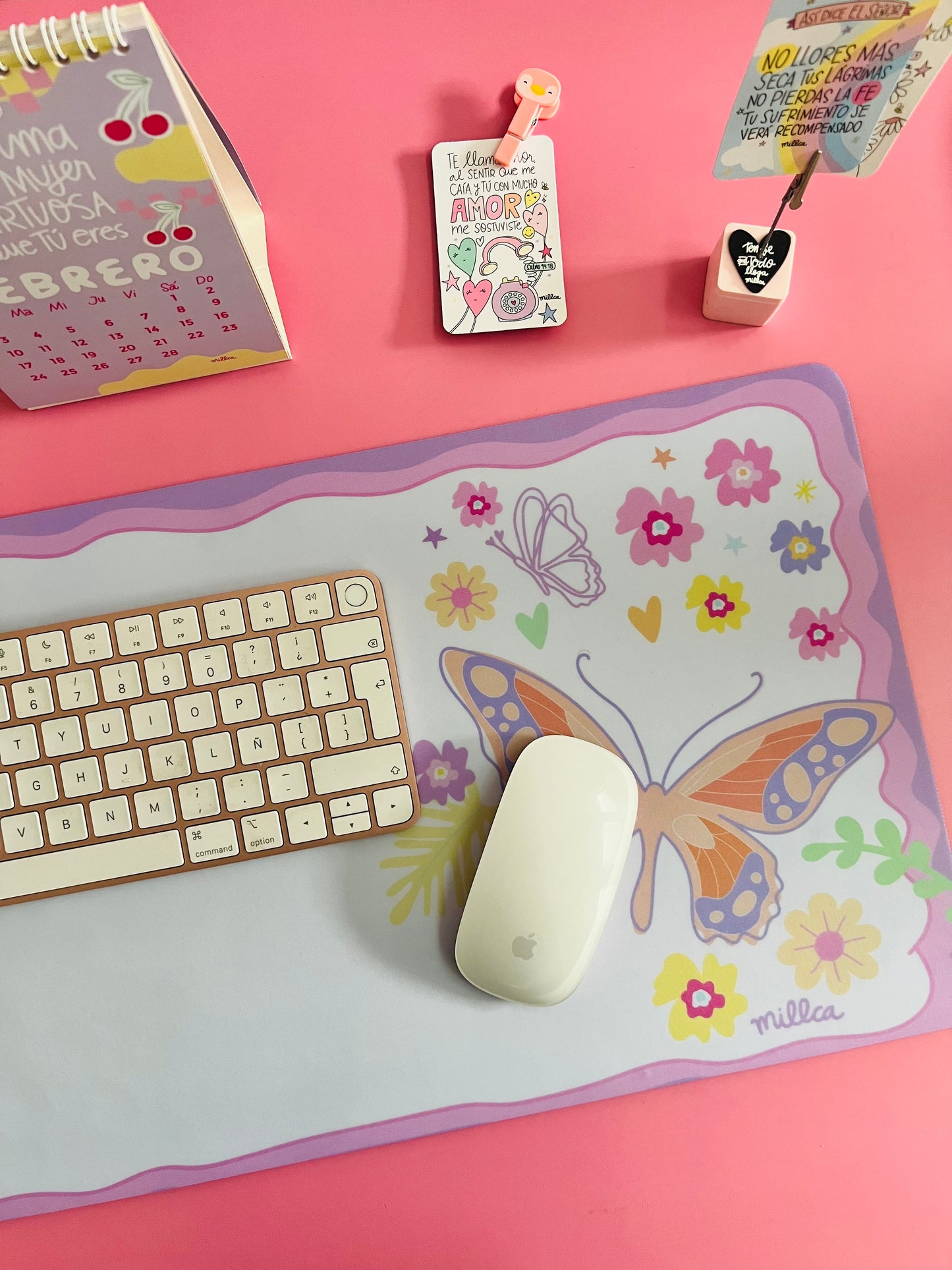MOUSE PAD EXTRA GRANDE MARIPOSA