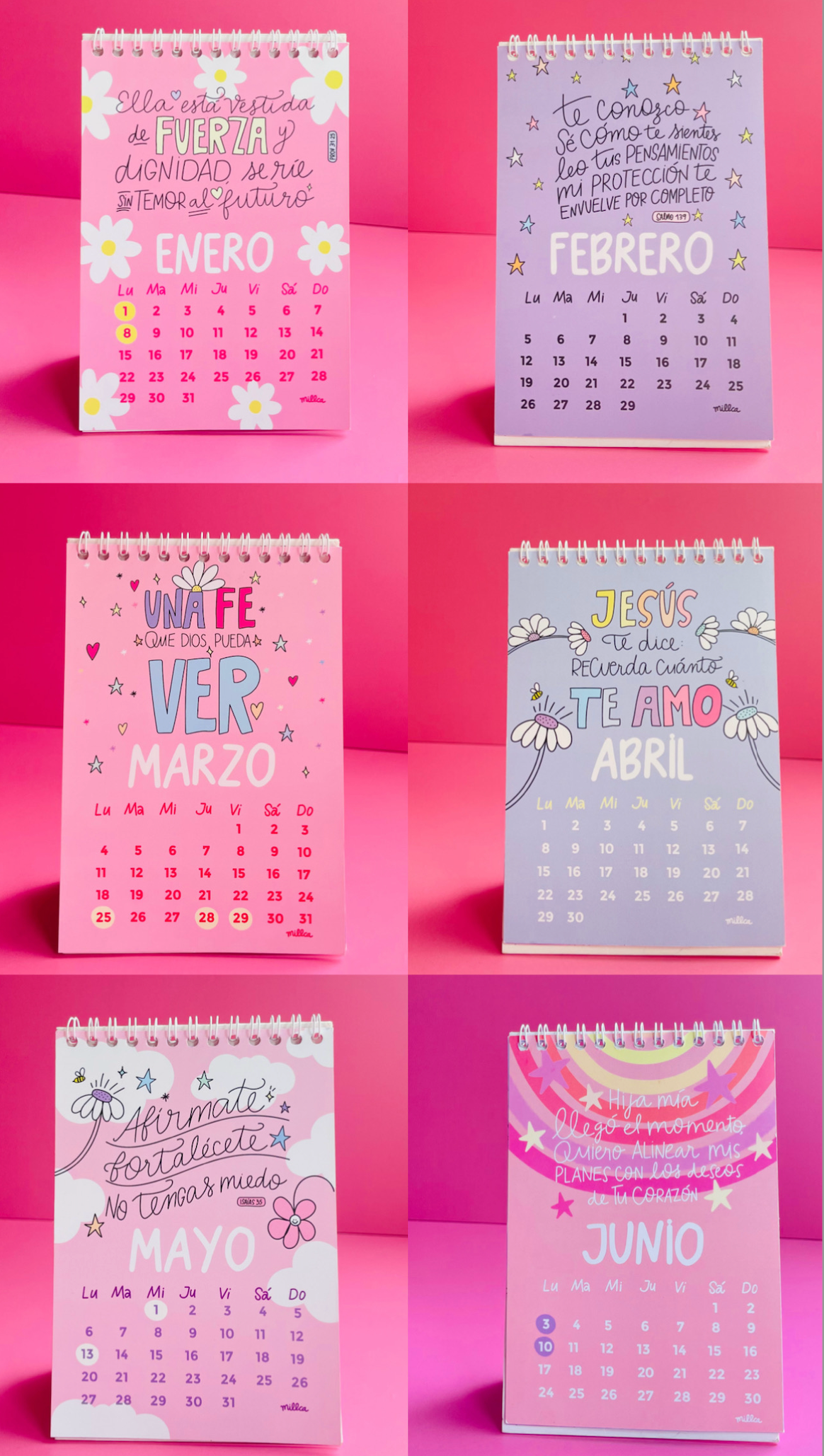 CALENDARIO ESCRITORIO X6 2024