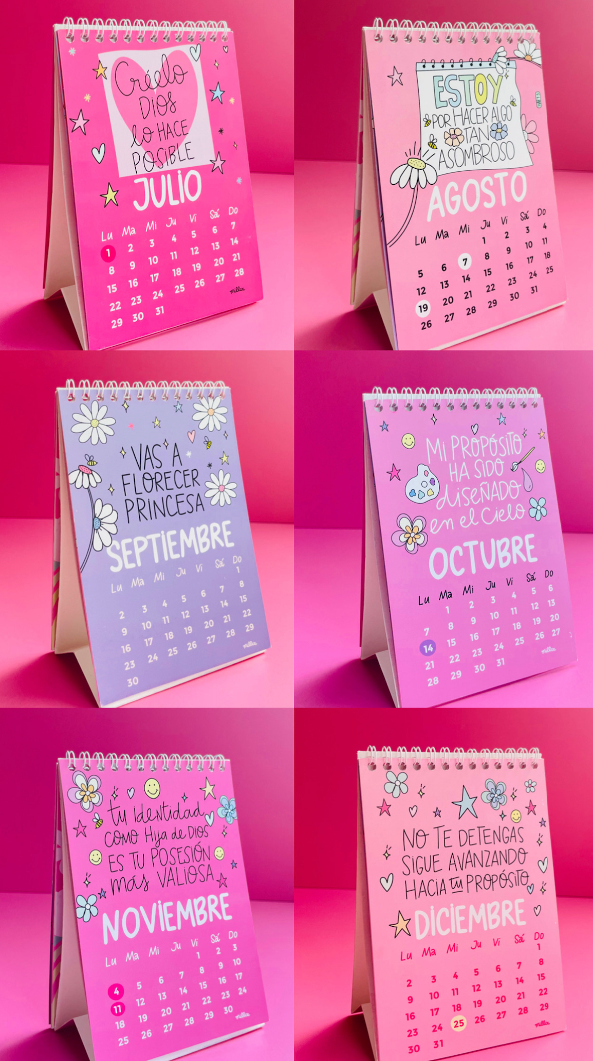 CALENDARIO ESCRITORIO X6 2024