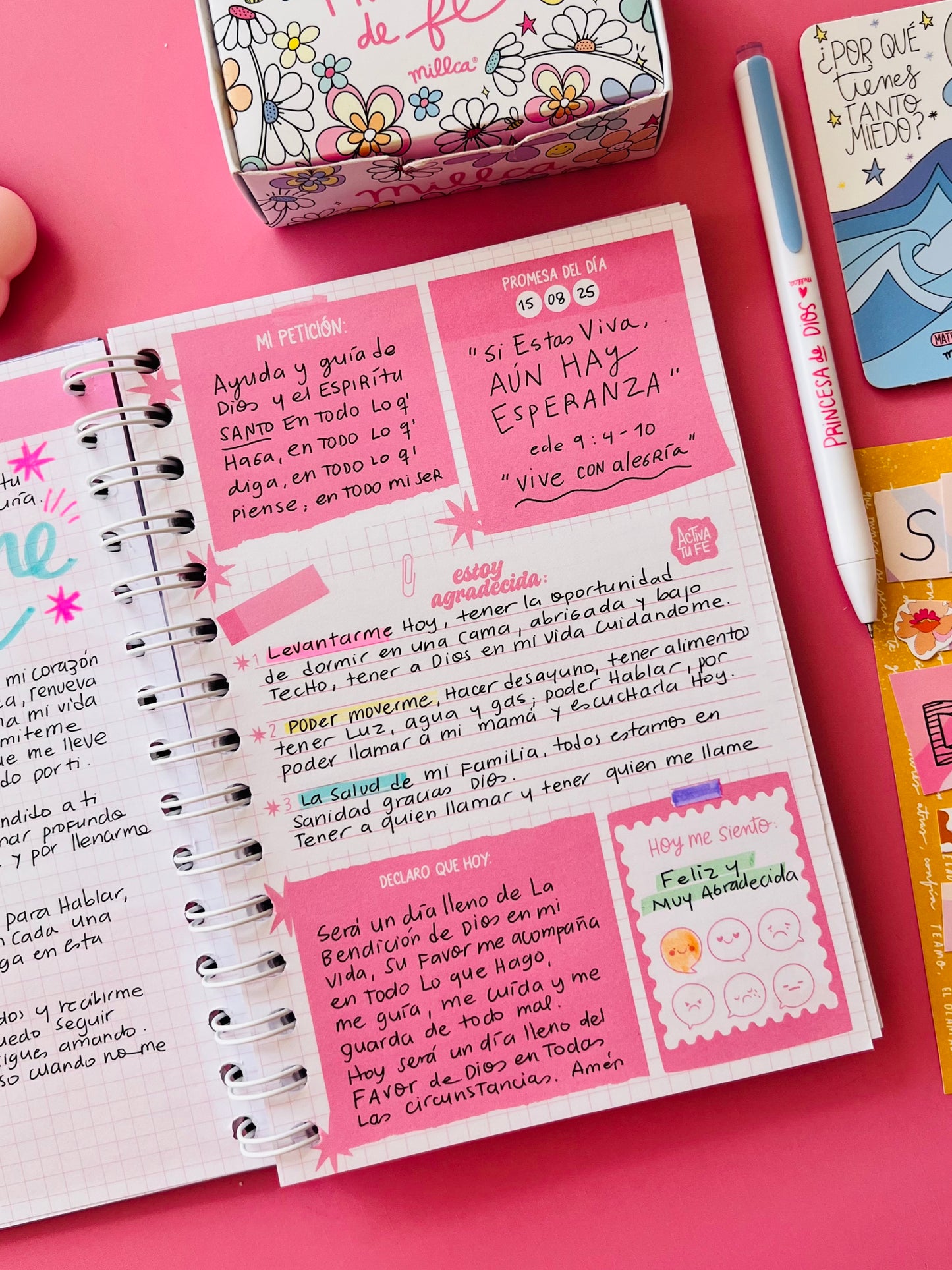 CUADERNO ORACION FLORECER