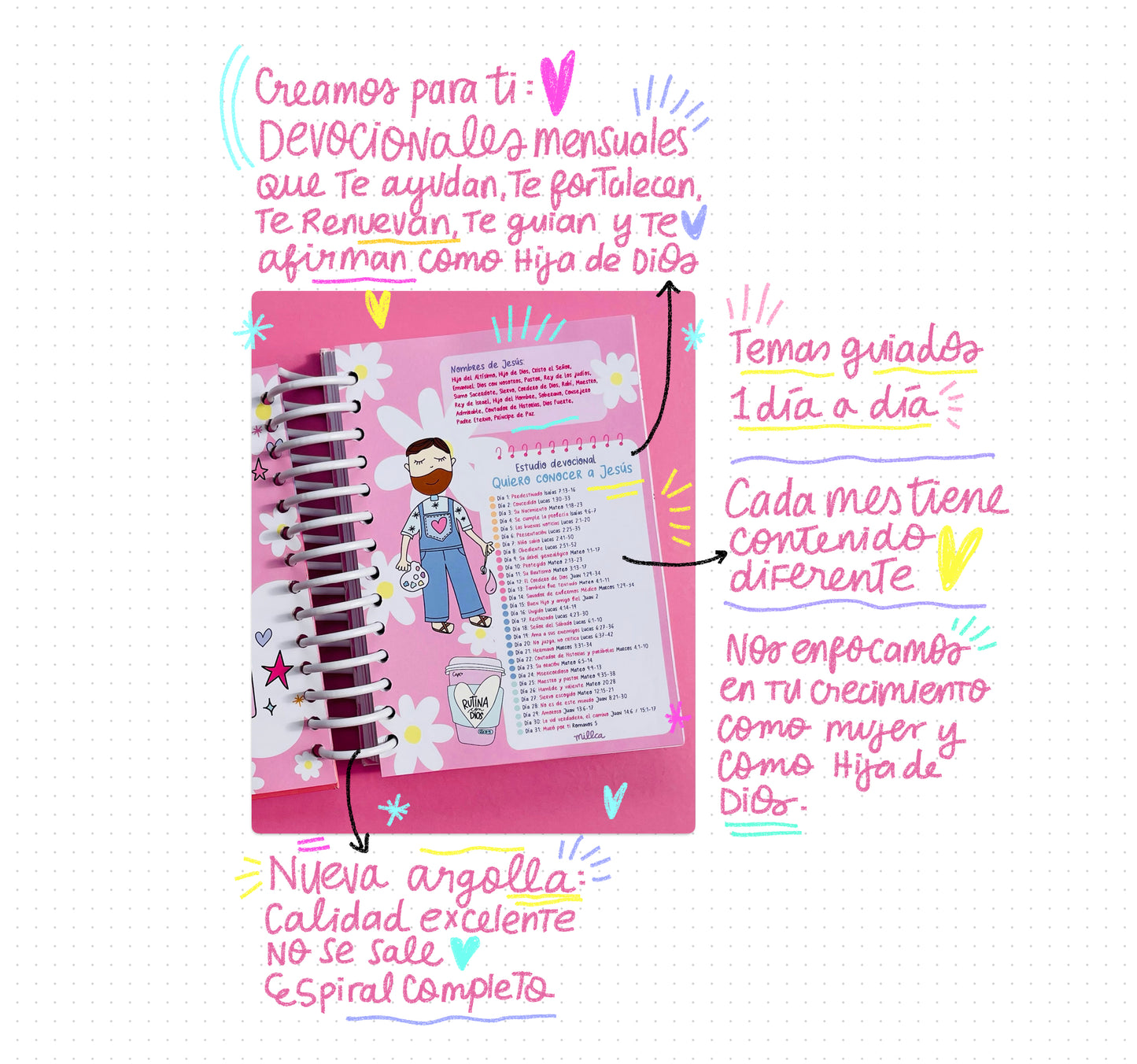 AGENDA 2024 JESÚS + CALENDARIO GRATIS
