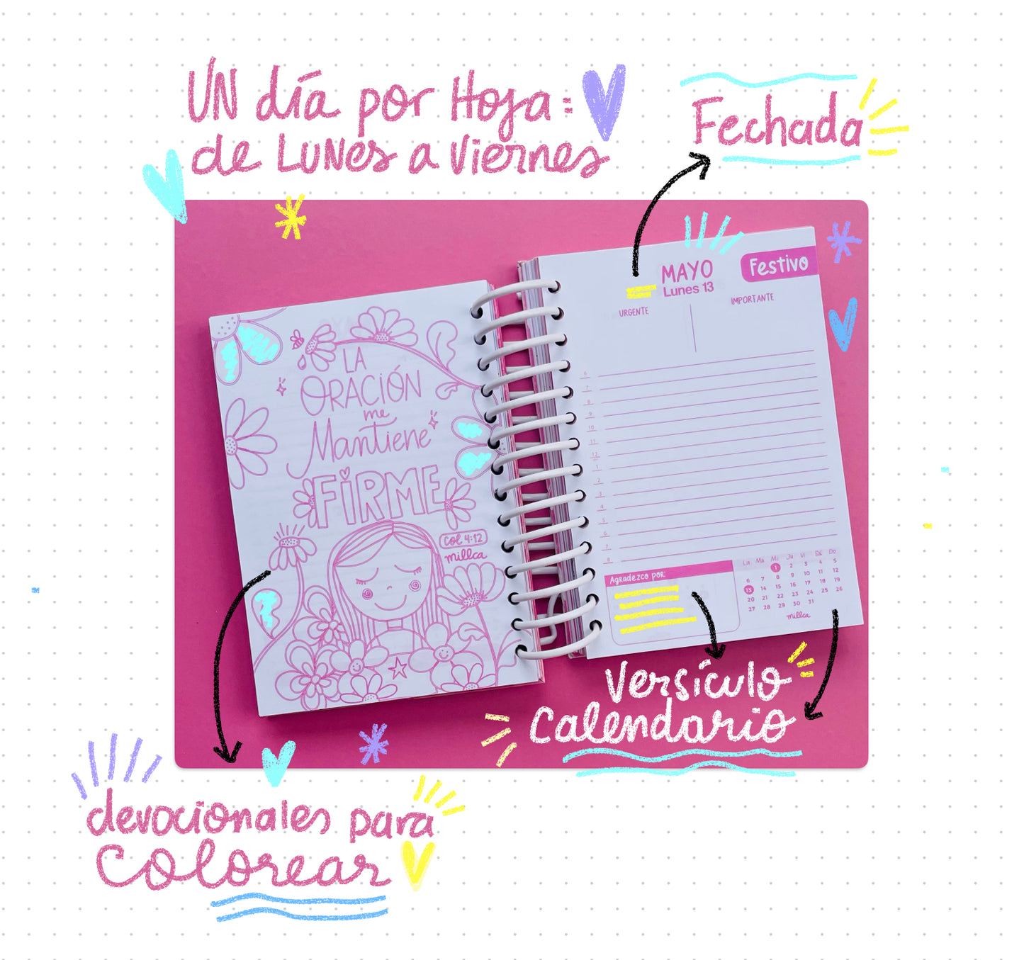 AGENDA 2024 JESÚS + CALENDARIO GRATIS