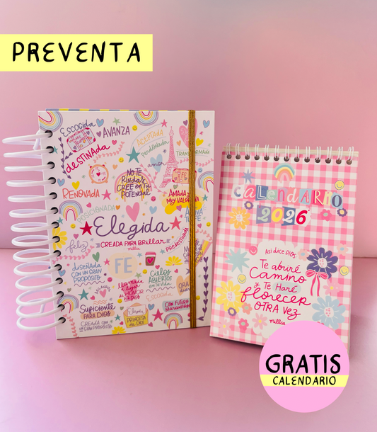 AGENDA 2026 ELEGIDA + GRATIS CALENDARIO