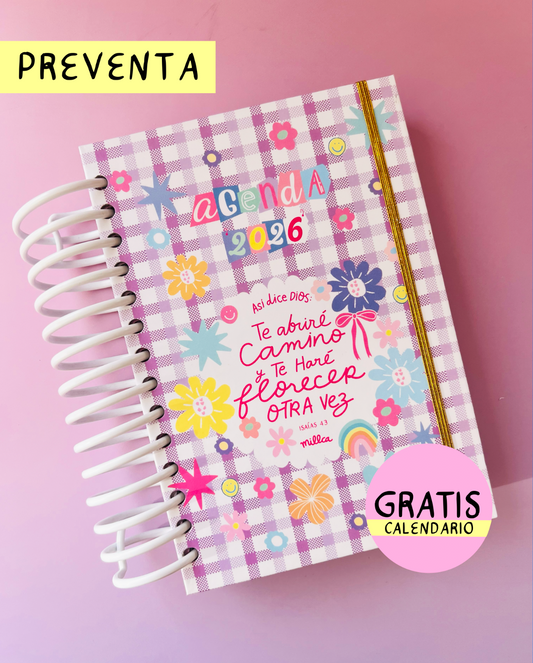 AGENDA 2026 FLORECER + GRATIS CALENDARIO