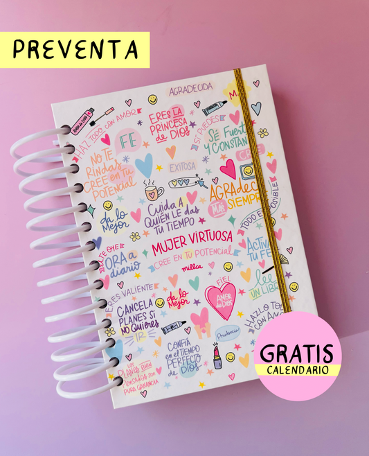 AGENDA 2026 MUJER VIRTUOSA + GRATIS CALENDARIO