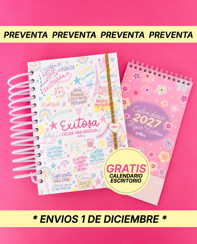 AGENDA 2027 EXITOSA + CALENDARIO GRATIS PREVENTA