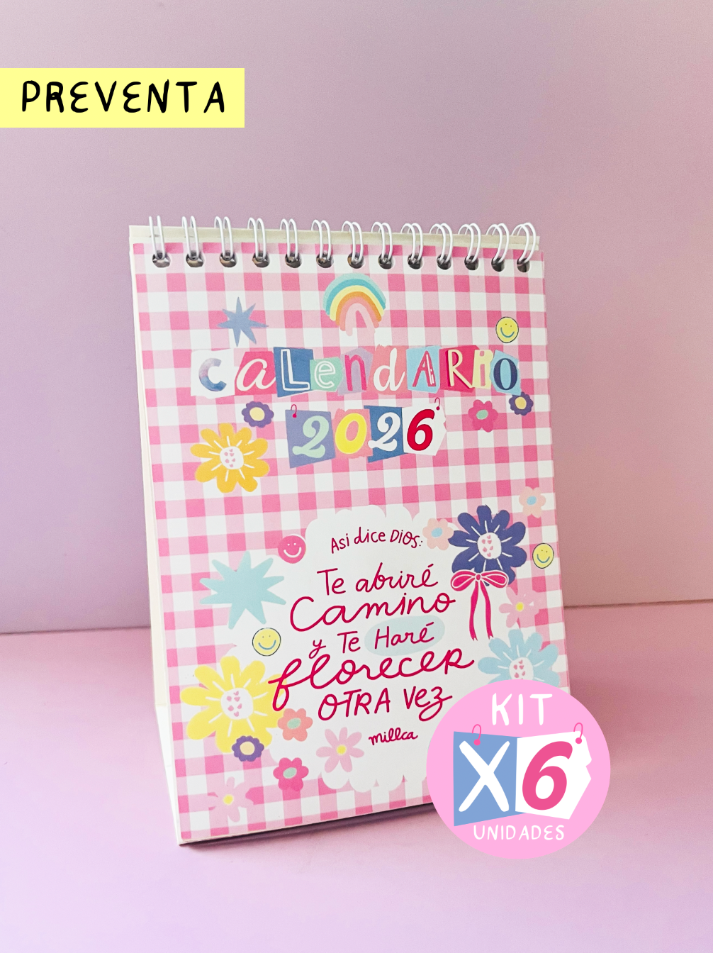 CALENDARIO 2026 ESCRITORIO X6