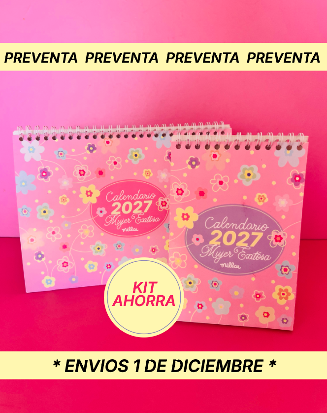 KIT 2027 CALENDARIOS PREVENTA