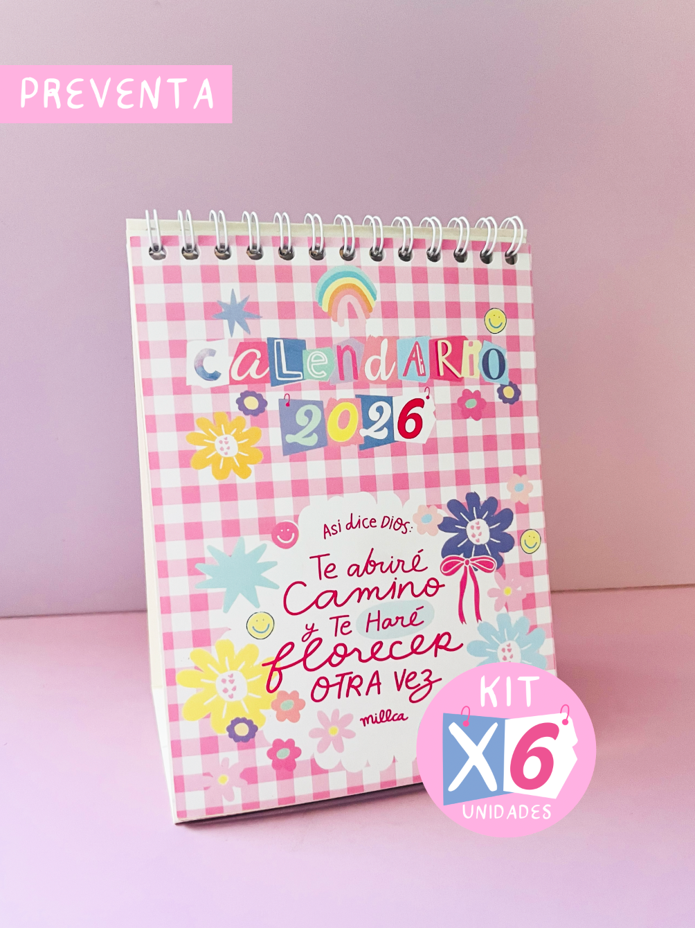 CALENDARIO 2026 ESCRITORIO X6