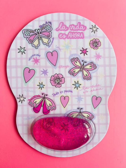 MOUSE PAD LA VIDA ES AHORA