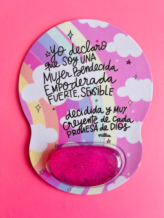MOUSE PAD GEL EMPODERADA PASTEL