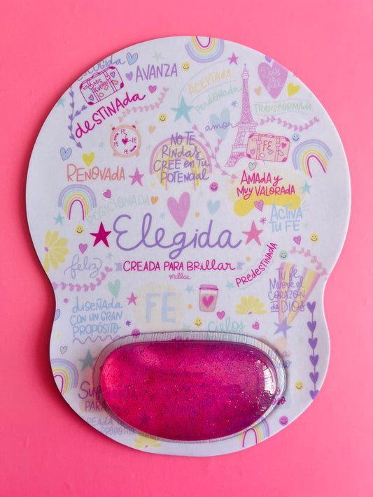 MOUSE PAD GEL ELEGIDA PASTEL