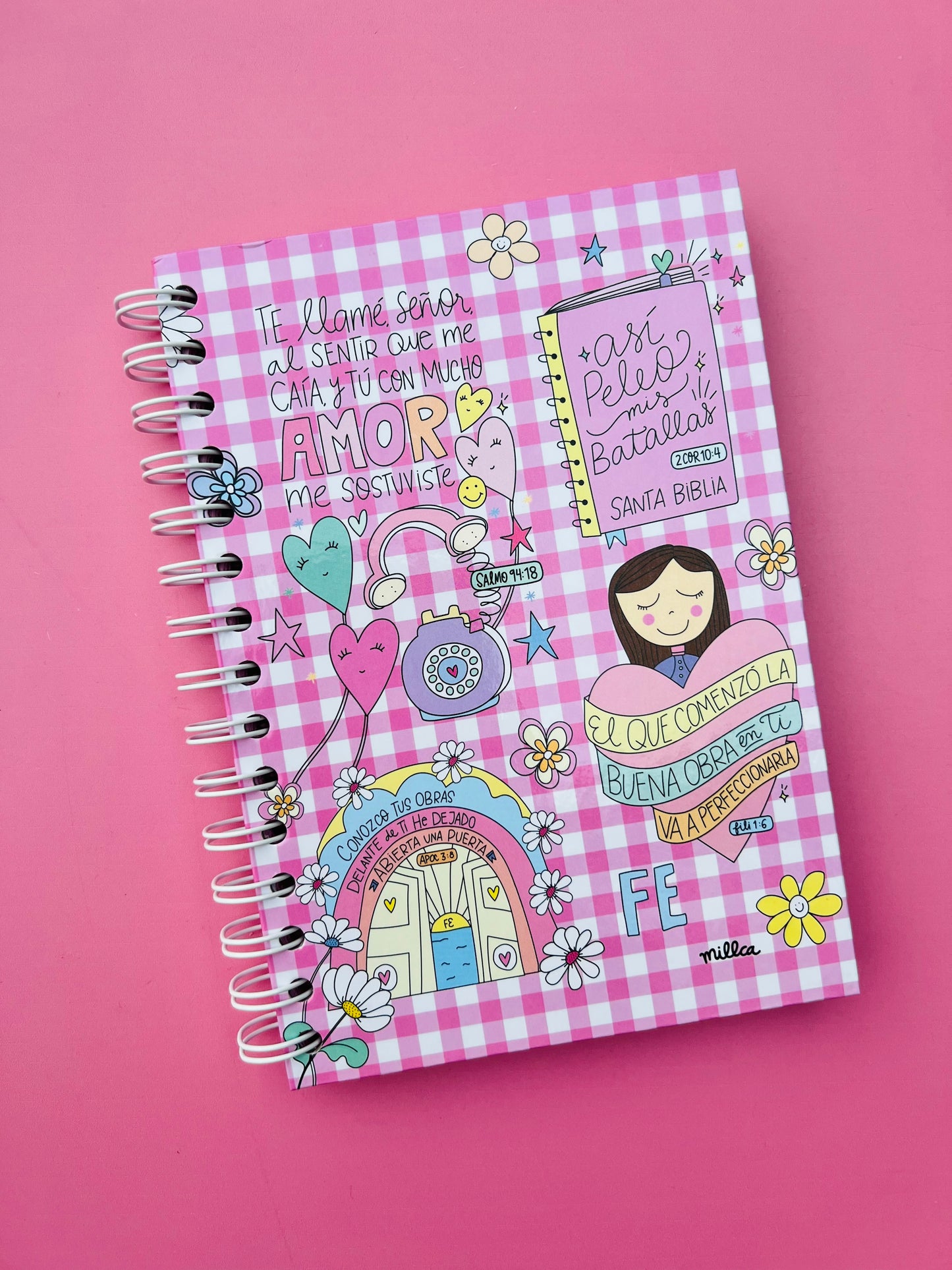 CUADERNO DEVOCIONAL FE PINK