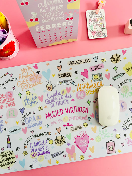 MOUSE PAD EXTRA GRANDE MUJER VIRTUOSA