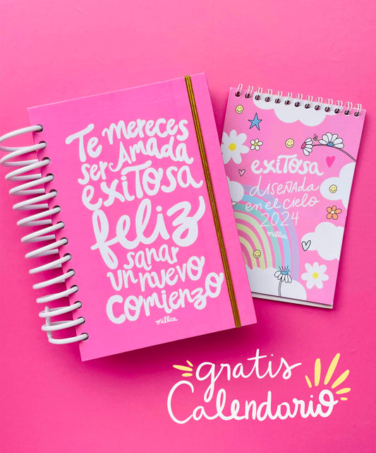 AGENDA 2024 FELIZ + CALENDARIO GRATIS