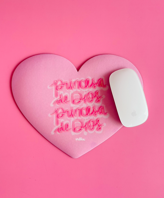 MOUSE PAD PRINCESA PINK