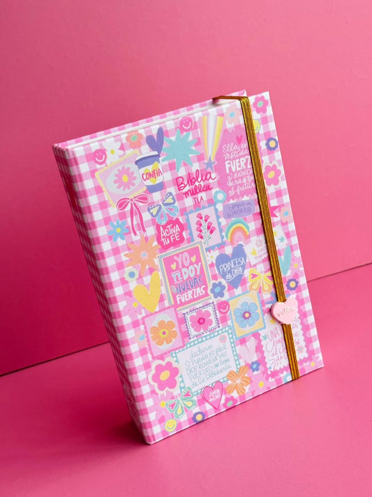 BIBLIA MILLCA PINK JOURNAL TLA (pequeña)