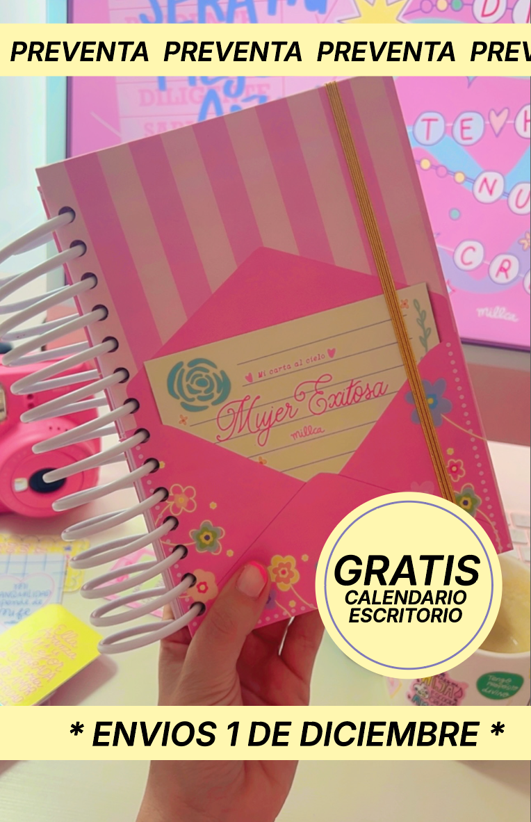 AGENDA MUJER EXITOSA 2027 + CALENDARIO GRATIS PREVENTA