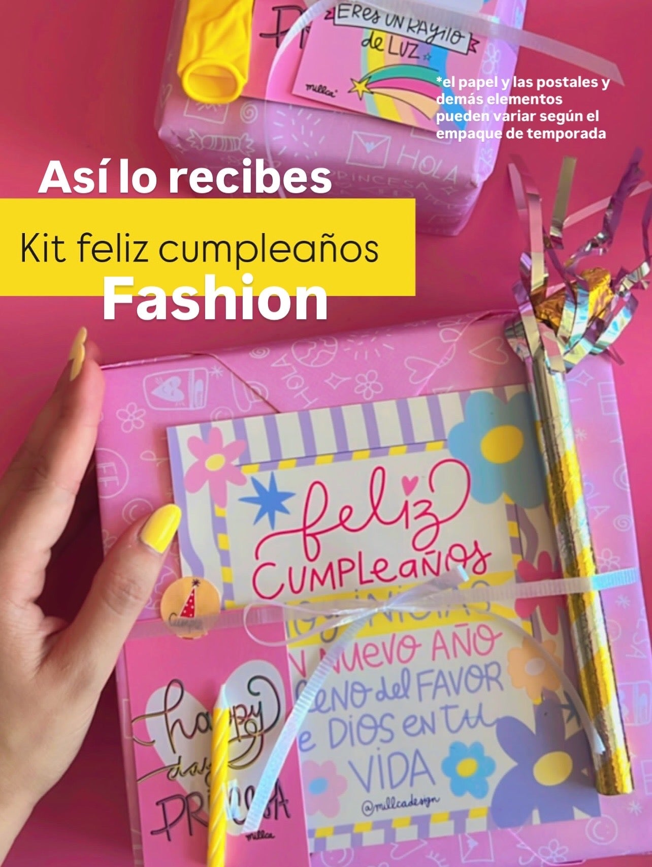 KIT FELIZ CUMPLEAÑOS FASHION