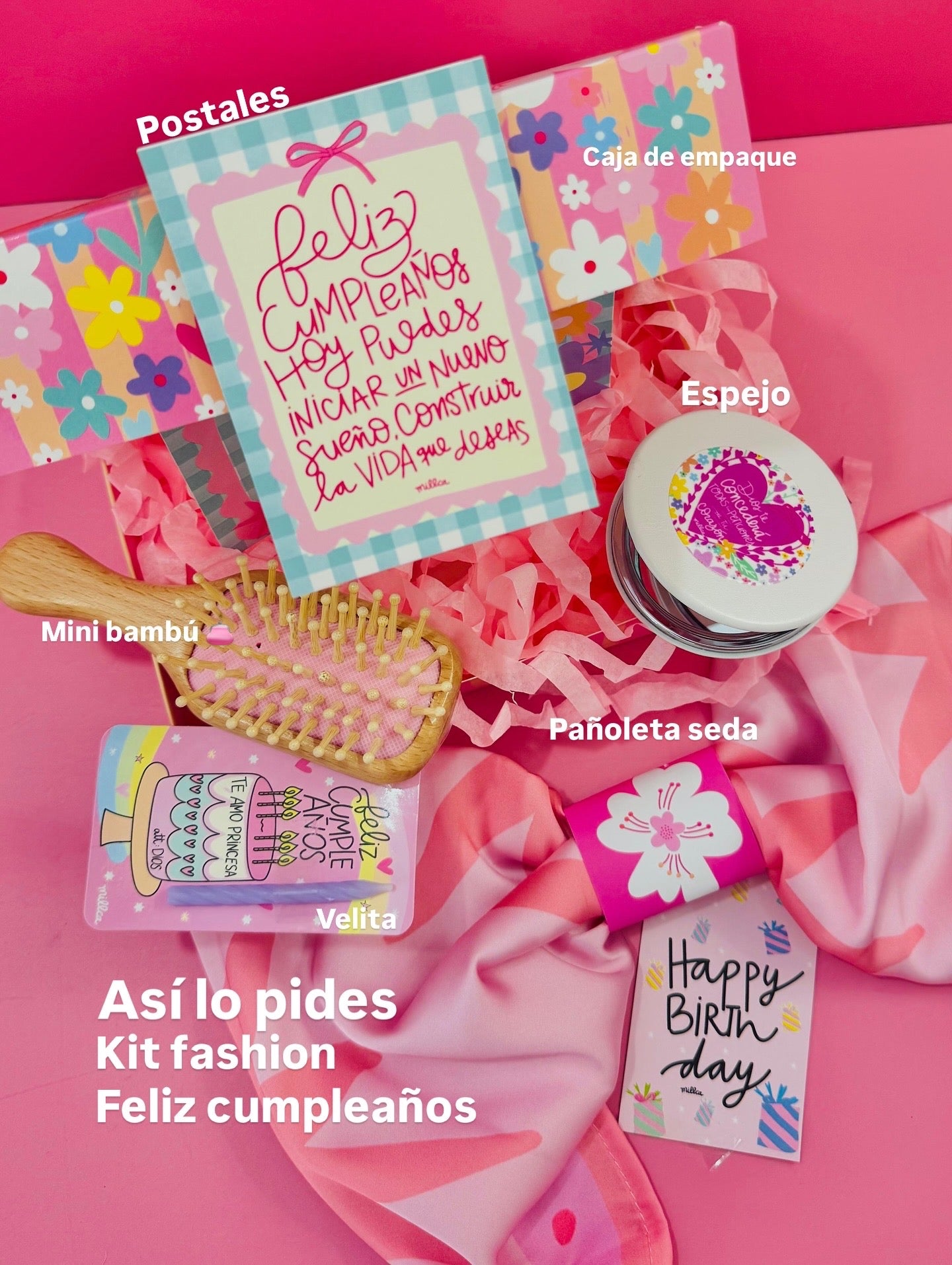 KIT FELIZ CUMPLEAÑOS FASHION