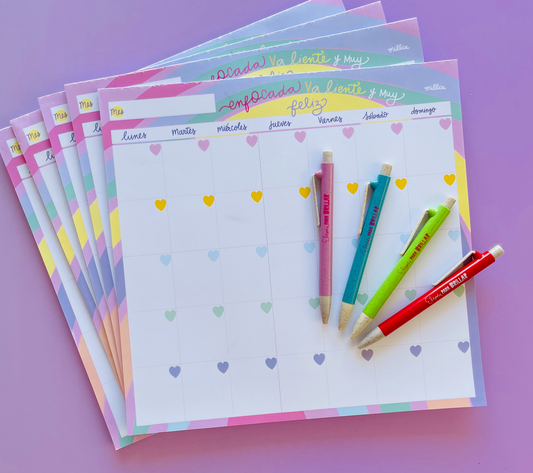 planner mensual planeador mes millca organizador