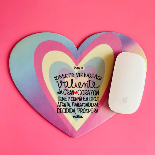MOUSE PAD MUJER VALIENTE