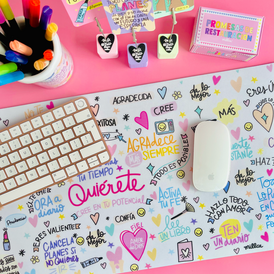 MOUSE PAD EXTRA GRANDE QUIÉRETE